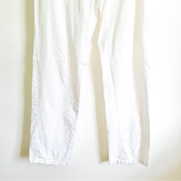 Max Mara Weekend White W12 straight Leg Pants sz 4 - Picture 9 of 11